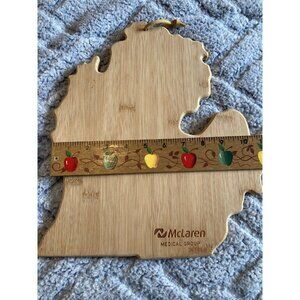 Bamboo Charcuterie Cutting Board Serving Michigan 13"x 11" Medical Advertising